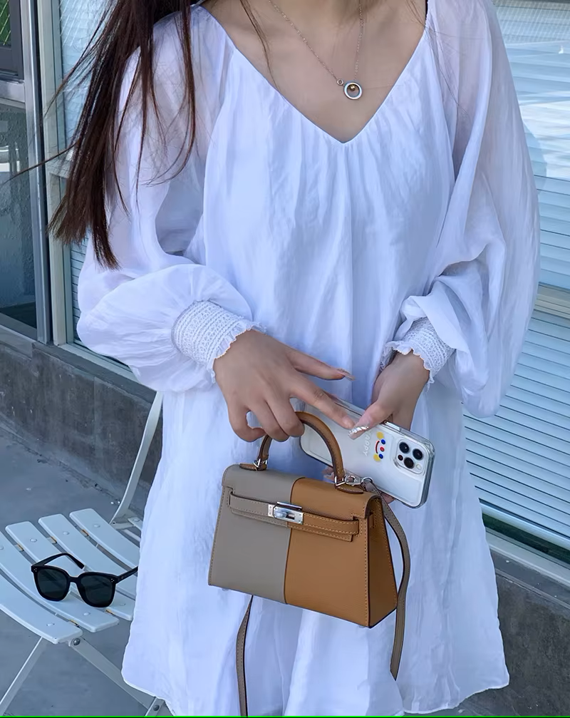 Designer-Inspired Kelly Crossbody – Premium Leather Luxury Bag for Women