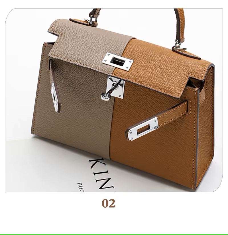 Designer-Inspired Kelly Crossbody – Premium Leather Luxury Bag for Women