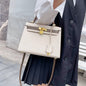 Kelly-Style Genuine Leather Crossbody & Shoulder Bag – Luxury Designer-Inspired Handbag for Women