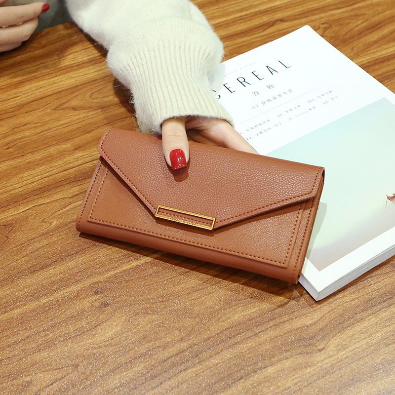 Long-Sized Premium Leather Women's Wallet or Purse
