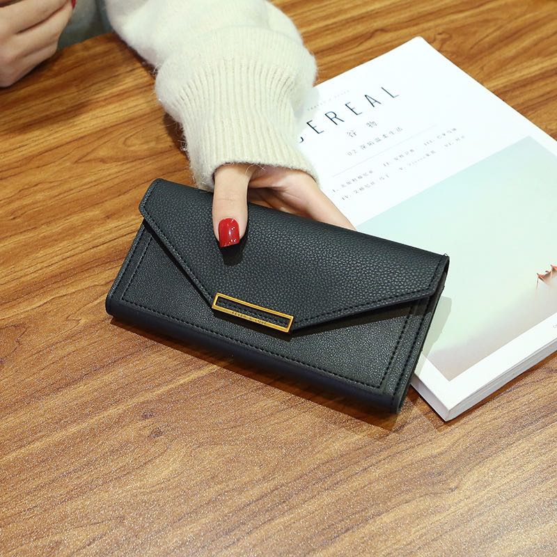 Long-Sized Premium Leather Women's Wallet or Purse