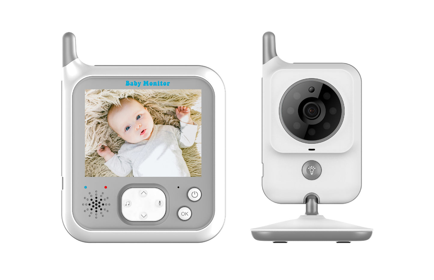 Luminous Wireless Video Baby Monitor – Portable Temperature Monitoring - Vita Nova - Kids Essentials #