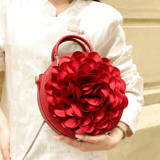 Elegant Round Crossbody R – Floral Design | Vita Nova