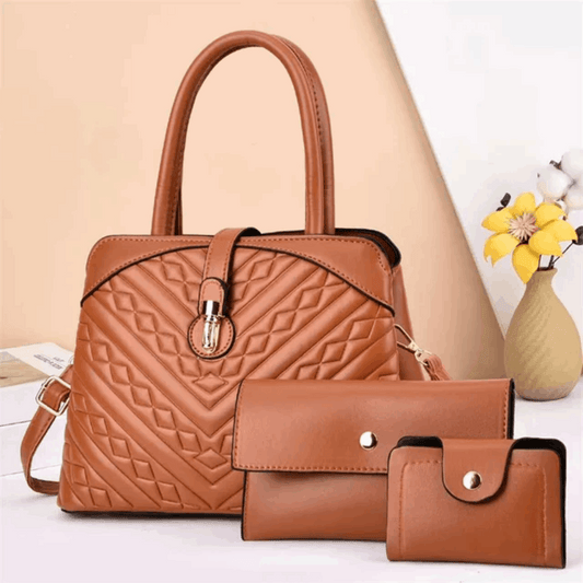 New Texture Pattern High Capacity Fashion Trend Messenger Bags Luxury Womens Bags Womens Handbags Tote Bag Handbag Set [[{"value":"Vita Nova"}]]