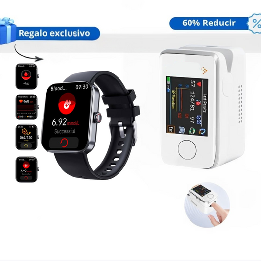 Multifunkciós vércukorszintmérő + okosóra – Vásároljon 1-et, és kapjon 1-et ingyen!