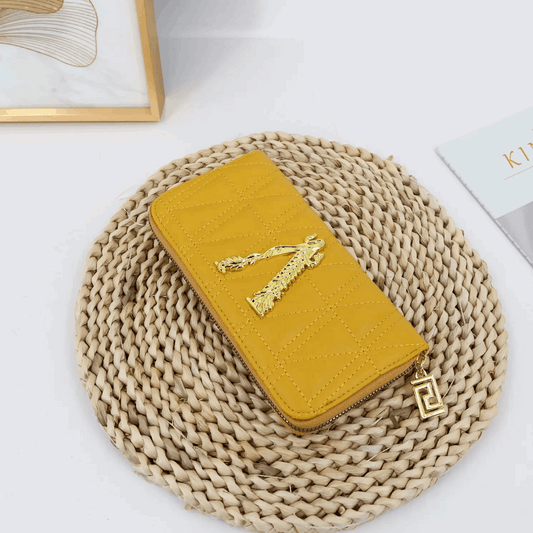 Elegant Embroidered Clutch Wallet - Stylish Zipper Purse | Vita Nova