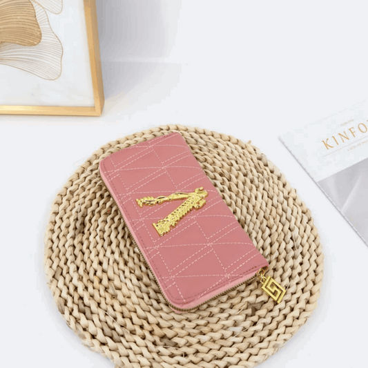 Elegant Embroidered Clutch Wallet - Stylish Zipper Purse | Vita Nova