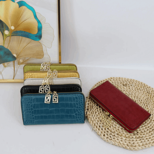Designer Crocodile Pattern Purse - Crocodile Pattern Bag | Vita Nova