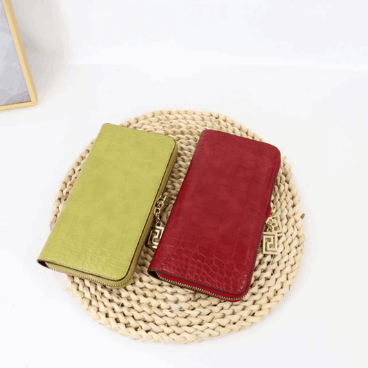 Designer Crocodile Pattern Purse - Crocodile Pattern Bag | Vita Nova