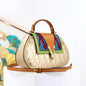 Fashion Contrast Color Shoulder Bag – 30cm Designer Crossbody Handbag for Women