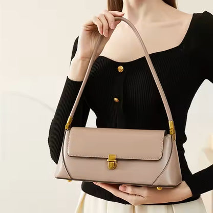 Premium Leather Shoulder Bag – Elegant Designer-Inspired Style for Women