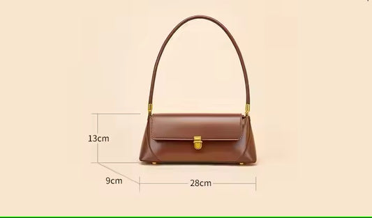 Premium Leather Shoulder Bag – Elegant Designer-Inspired Style for Women