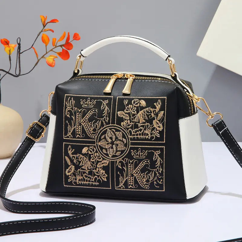 Women's Large Luxury Handbag – High-End Fashion Crossbody Purse with Shoulder Strap