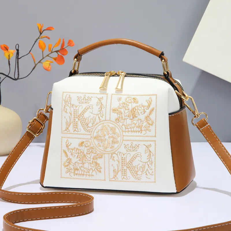 Women's Large Luxury Handbag – High-End Fashion Crossbody Purse with Shoulder Strap