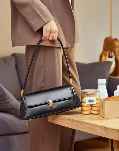 Premium Leather Shoulder Bag – Elegant Designer-Inspired Style for Women