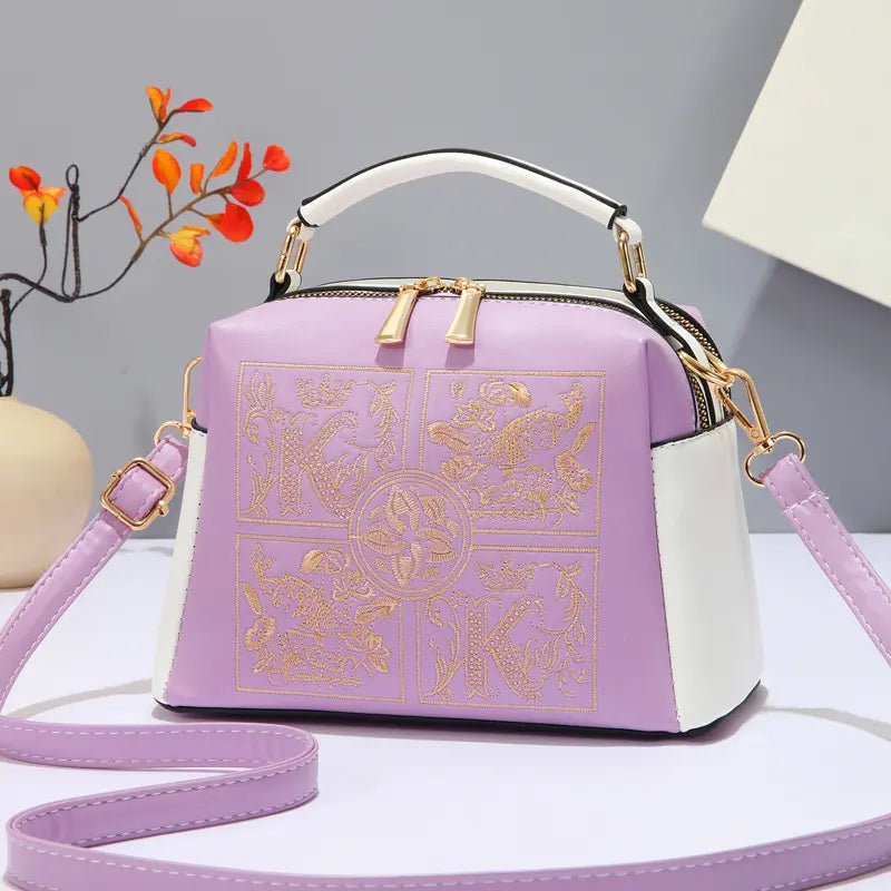 Women's Large Luxury Handbag – High-End Fashion Crossbody Purse with Shoulder Strap