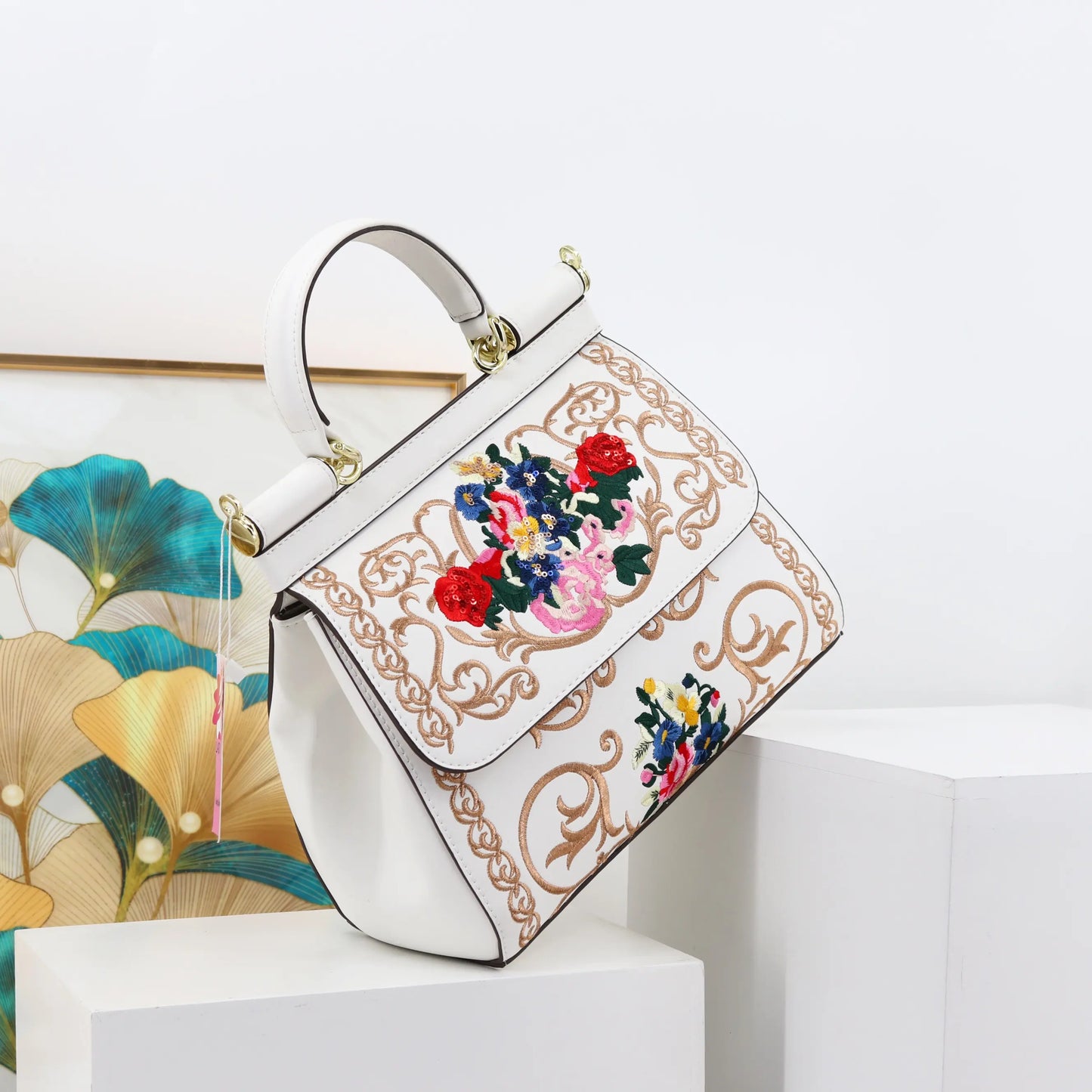 Embroidered Sequin Handbag – Eye-Catching Luxury Party & Daily Bag for Women