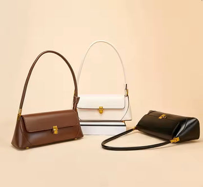 Premium Leather Shoulder Bag – Elegant Designer-Inspired Style for Women