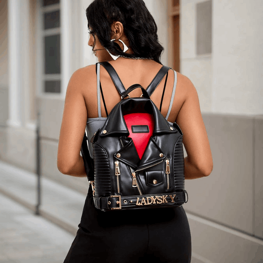 Ladysky Stylish PU Leather Backpack - Handbag for Women | Vita Nova