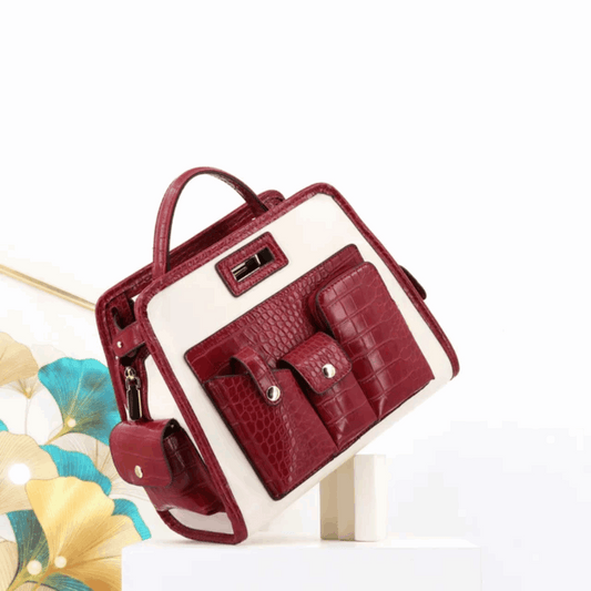 Designer Women Handbag, High Texture crocodile bag for women [[{"value":"Vita Nova"}]]