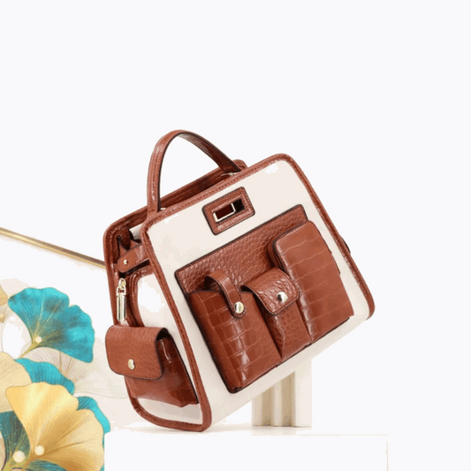 Designer Women Handbag, High Texture crocodile bag for women [[{"value":"Vita Nova"}]]