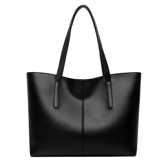 Women's Soft Leather Tote Bag – Large Capacity, Versatile & Stylish Handbag for Everyday Use